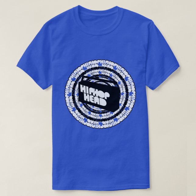 Boom Box HipHop Head T-Shirt (Design vorne)