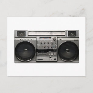 Boom Box Postkarte