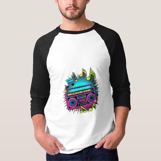 Boom-Box T-Shirt (Vorderseite)