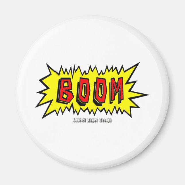Boom Cartoon Blurb Magnet (Vorne)