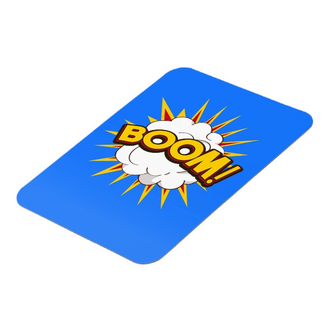Boom! Cartoon-Explosion Magnet (Linke Seite)