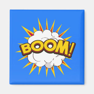Boom! Cartoon-Explosion Magnet