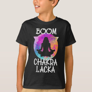 Boom Chakra Lacka Lustiger Yoga-Instructor Yogi Me T-Shirt