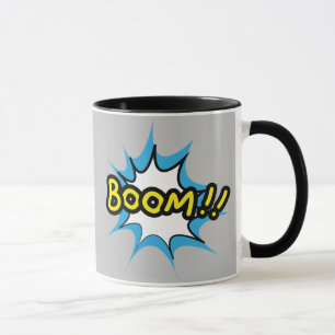 Boom Comic Book Design Tasse