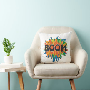 Boom-Comic-Pop-Art-Explosion-Wurfkissen Kissen