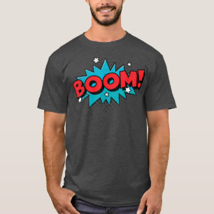 BOOM - Comic-Strip Cartoon Lustiges Pop-Art-Design T-Shirt