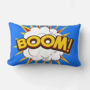 Boom! Explosion des Cartoon Lendenkissen