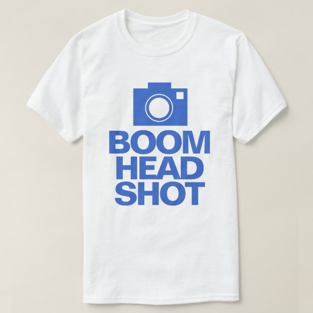 Boom Head Shot T-Shirt (Design vorne)