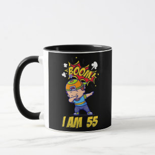 Boom ich bin FÜNFUNDfünfzig Dabbing Kind Lustiger  Tasse
