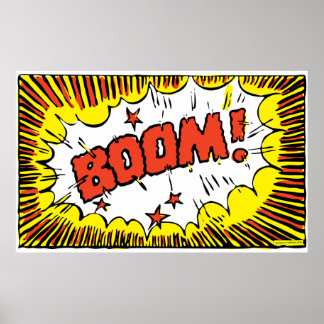 BOOM! II (größere Größen) Poster