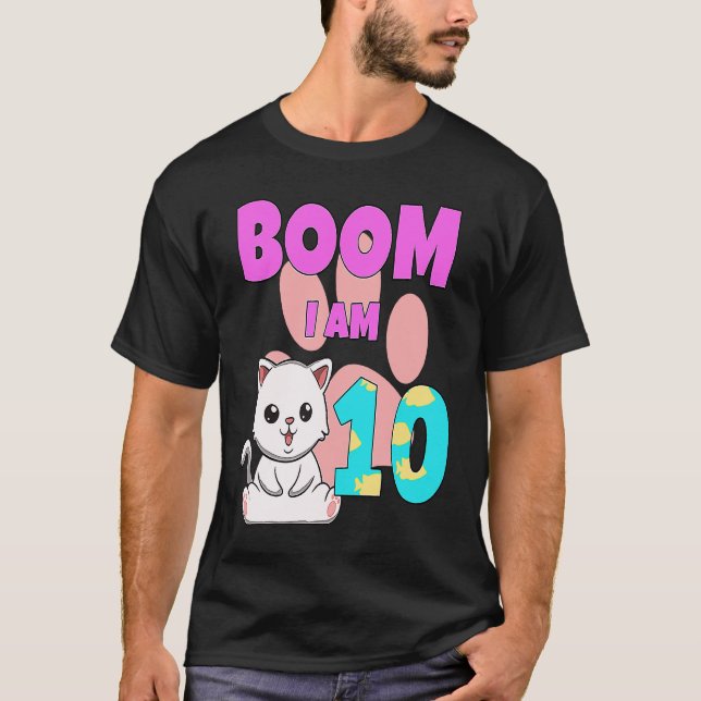 Boom Im 10 Cat T-Shirt (Vorderseite)