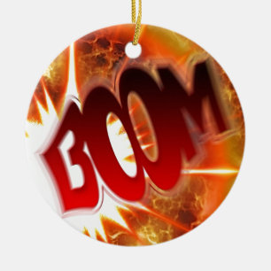Boom! Keramikornament