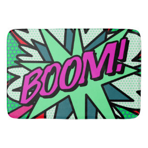 BOOM Lustig Coole Moderne Comic-Hefte Badematte