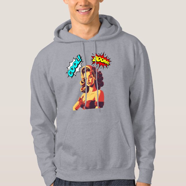 Boom macht Dynamik Hoodie (Vorderseite)