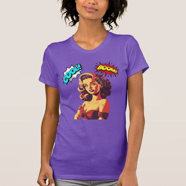 Boom macht Dynamik T-Shirt (Vorderseite)