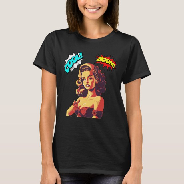 Boom macht Dynamik T-Shirt (Vorderseite)