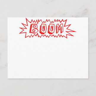 Boom! Postkarte