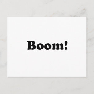 Boom! Postkarte