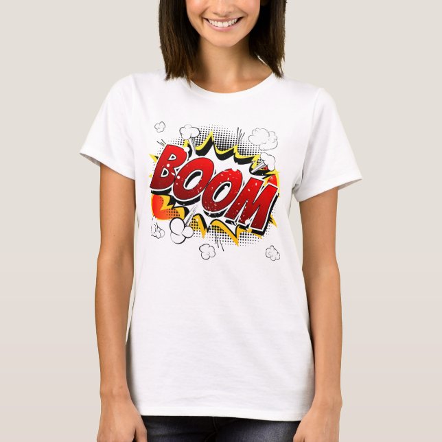 BOOM RETRO TSHIRT (Vorderseite)