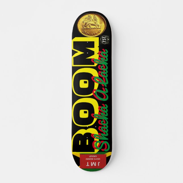 BOOM SCHACK A LACKA 7 3/4" Skateboard Deck (Vorne)