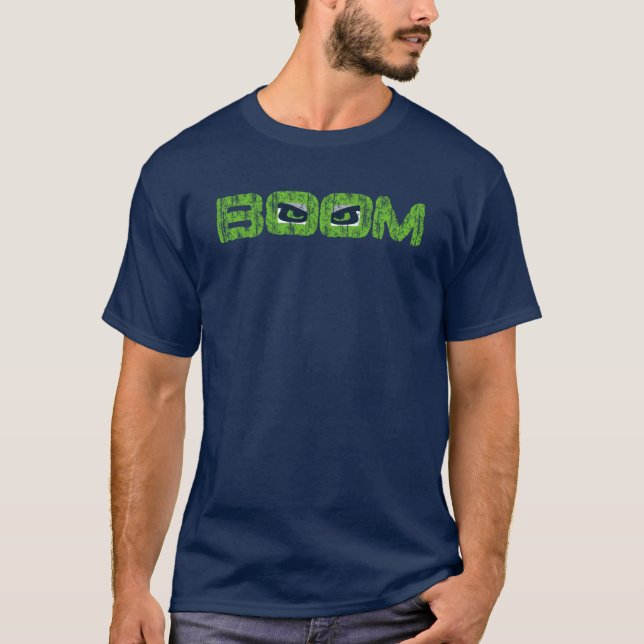 BOOM Seattle Action Green Vintag T-Shirt (Vorderseite)