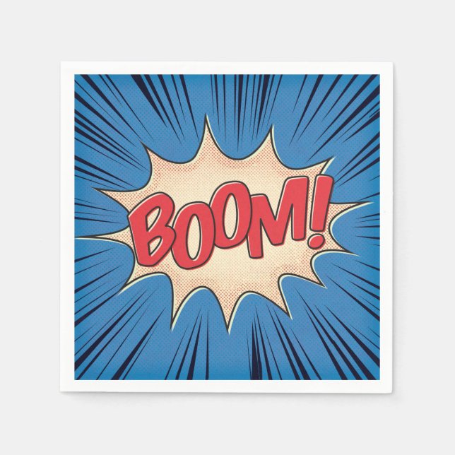 Boom! Serviette (Vorderseite)