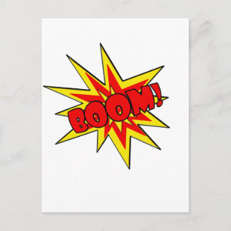Boom! SFX CARTOON Postkarte