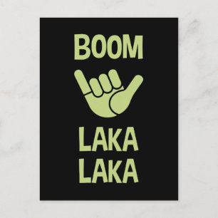 Boom Shaka Wave Postkarte
