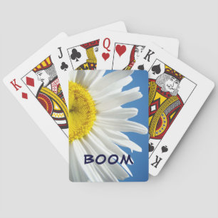 BOOM Spielkarten Gänseblümchen-Blumen Kartenspiel
