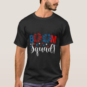 Boom Squad 4. Juli-Shirt Feuerwerk Unabhängigkeit T-Shirt