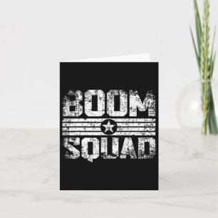 Boom Squad 4. Juli und Silvester-Feuerwerk Karte
