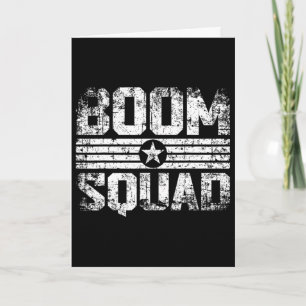 Boom Squad 4. Juli und Silvester-Feuerwerk Karte