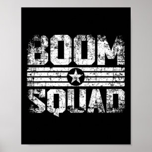 Boom Squad 4. Juli und Silvester-Feuerwerk Poster