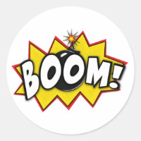 Boom Superhero Comic Action Words