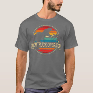 Boom Truck Operator Dinosaur T-Shirt