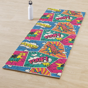 Boom Zap Pop Art Energie-Yogamatte Yogamatte