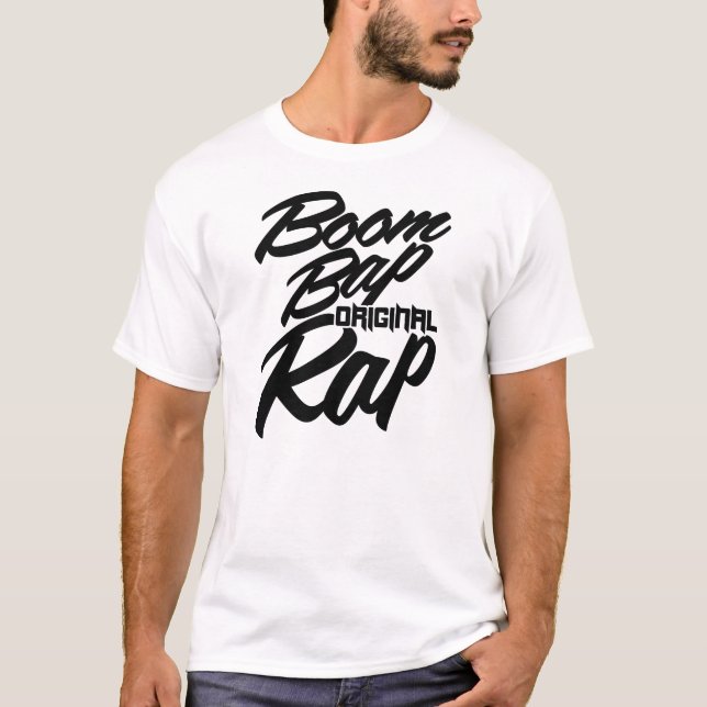 Boombap-Vorlagen-Rap T-Shirt (Vorderseite)