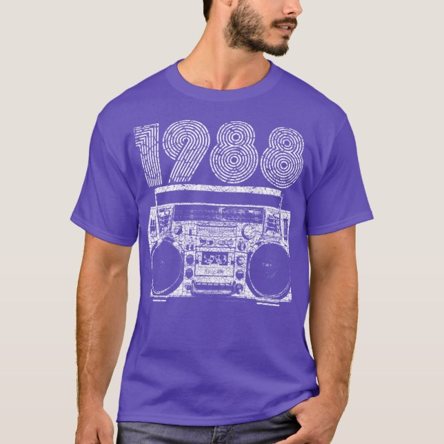 Boombox 1988 T-Shirt (Vorderseite)