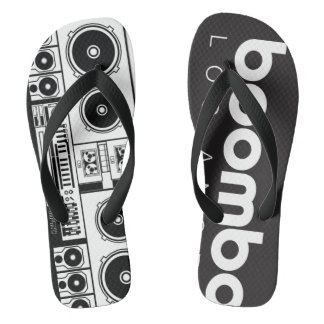 Boombox drehen Reinfälle um Flip Flops
