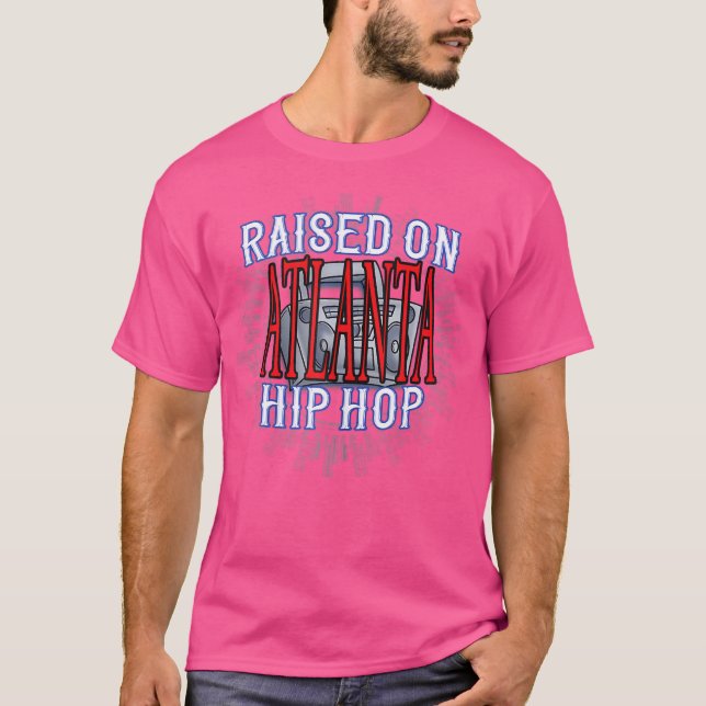 Boombox Ghetto Blaster Rap Rb Atlanta Hip Hop T-Shirt (Vorderseite)