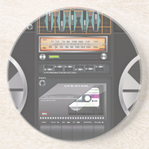 Boombox Ghetto Blaster Untersetzer