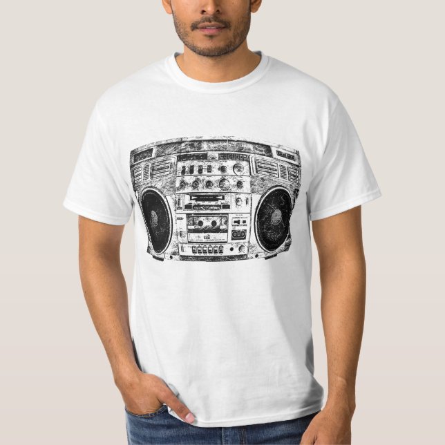 Boombox Graffiti T-Shirt (Vorderseite)