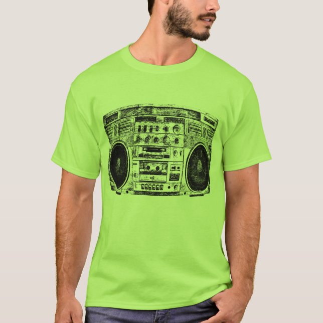 Boombox Graffiti T-Shirt (Vorderseite)