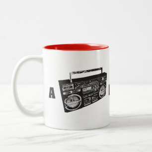 Boombox ist nicht ein Spielzeug Zweifarbige Tasse