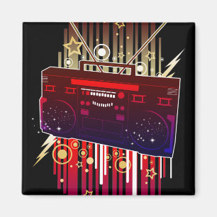 Boombox-Knall Magnet