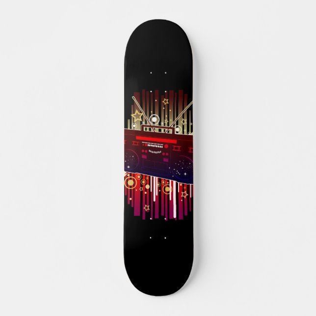 Boombox-Krach Skateboard (Vorne)