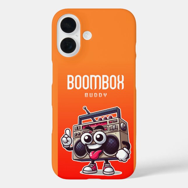 Boombox-Kumpel Case-Mate iPhone Hülle (Rückseite)