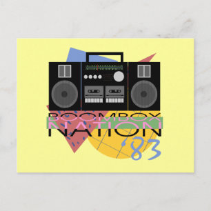 Boombox Nation 83 Postkarte