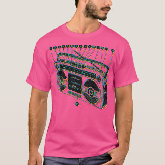 Boombox Old School Vintag Ghetto Blaster T-Shirt