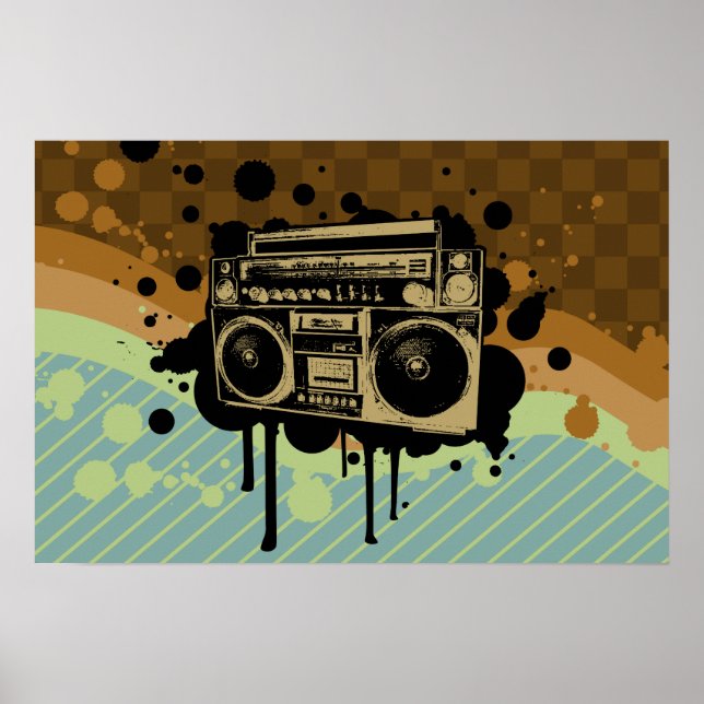 Boombox Poster (Vorne)
